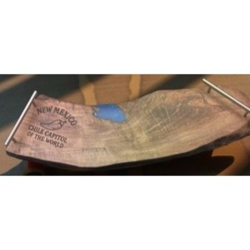 Charcuterie Board Handmade In New Mexico Southwest Wooden Oversized Unique Form